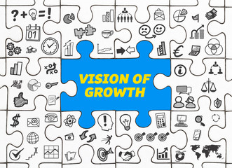Vision of Growth / Puzzle mit Symbole