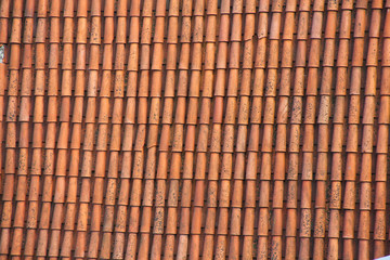Old tile roof