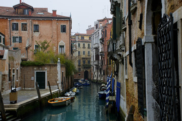 Fototapeta na wymiar Splendida panoramica della città di Venezia - Italia