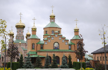 Cross and dome of the Orthodox Church