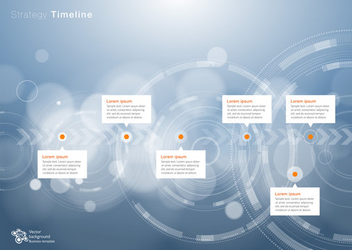 Strategy Timeline Image #Vector Graphics
