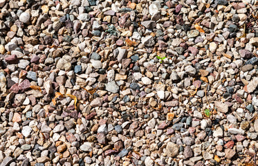 Gray gravel texture useful as a background