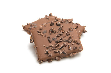 German cookies in chocolate isolated