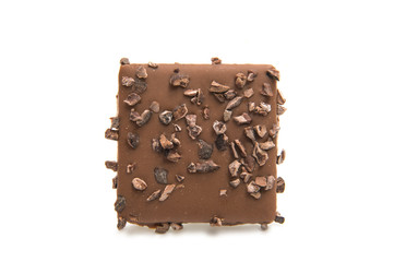 German cookies in chocolate isolated