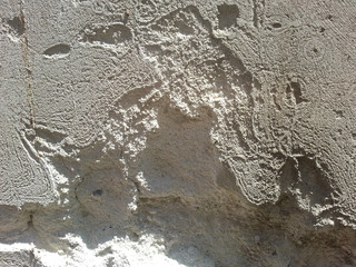 texture of broken white wall