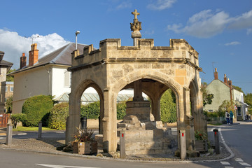 Fototapeta na wymiar Market Cross, Cheddar village, Somerset, United Kingdom