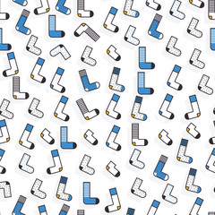 Cute colorful background Socks pattern