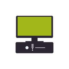 pc computer technology vector icon illustration graphic illustration