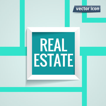 real estate vector illustration