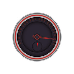 Naklejka premium Speedometer power car icon vector illustration graphic design