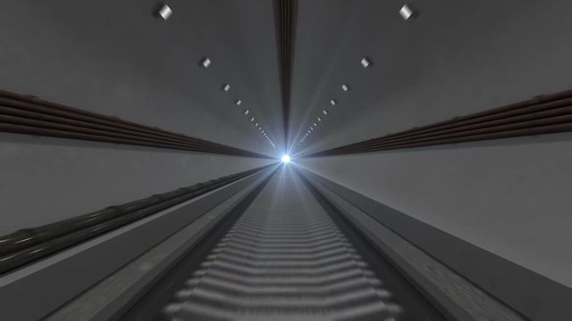 Seamless Looping Animation of Underground Tunnel