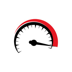 Speedometer power car icon vector illustration graphic design