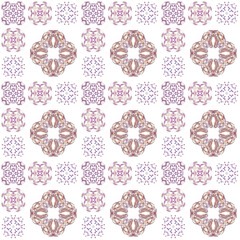 Seamless texture with 3D rendering abstract fractal purple pattern