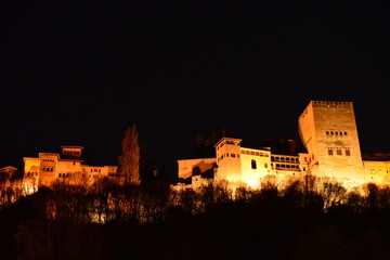 Abendstimmung Alhambra-Granada