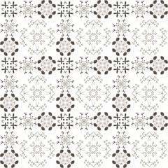 Seamless texture with 3D rendering abstract fractal gray pattern