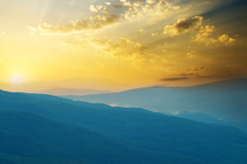 foggy mountains