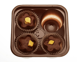 Chocolates in a box