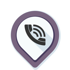 Contact Phone Pointer illustration