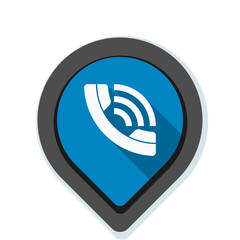 Contact Phone Pointer illustration