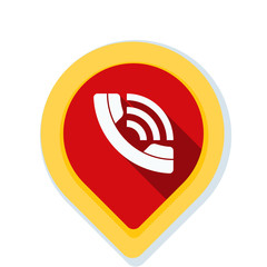 Contact Phone Pointer illustration