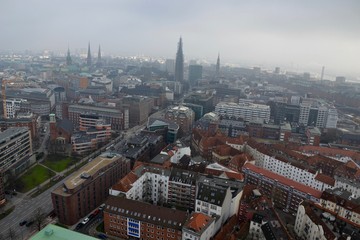 Fototapeta premium Widok na Hamburg, Niemcy