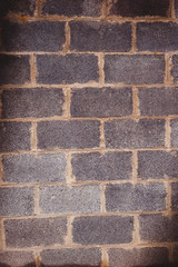 Cinder brick wall background