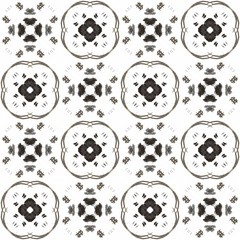 Fototapeta premium Seamless texture with 3D rendering abstract fractal gray pattern