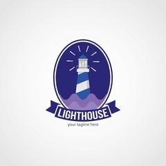 Lighthouse Logo Design Template