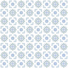 Seamless texture with 3D rendering abstract fractal blue pattern