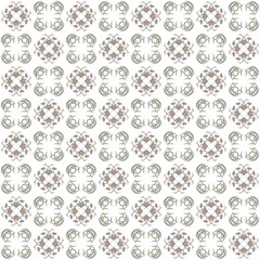 Seamless texture with 3D rendering abstract fractal brown pattern