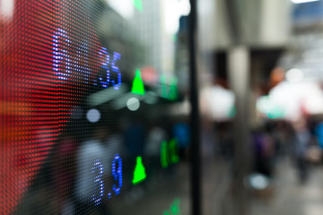 Stock market pricing at street