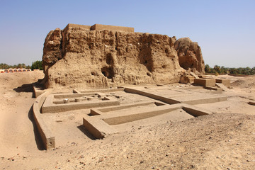Temple known as the Western Deffufa in Kerma, Sudan
