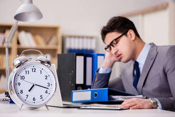 Businessman failing to meet the deadlines