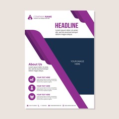 A4 Flyer business design template