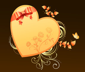 Flower Background_Flowers and Heart Patterns