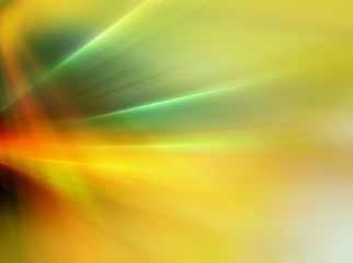 Abstract background in yellow, green, red and orange colors