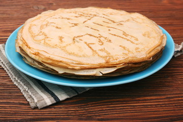 Stack of pancakes or crepe