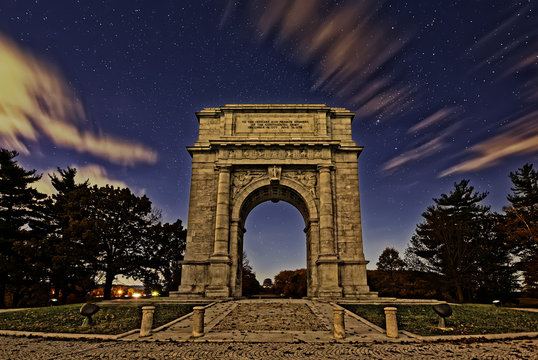 The National Memorial Arch at Night