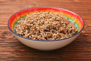 Vegetarian buckwheat porridge