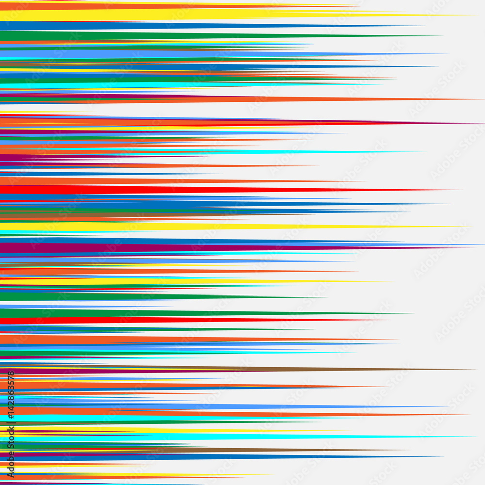 Aufkleber Random colorful geometric pattern / texture. Mottled illustration of random overlapping shapes. Abstract geometric image. Artistic multicolor illustration. Abstract pattern.