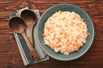 Millet porridge with pumpkin
