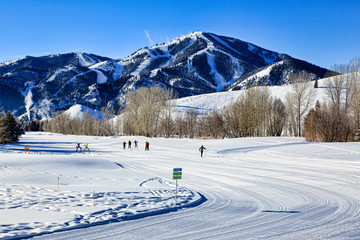 Nordic skiing in Sun Valley 