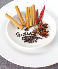 Clos - up Collection of various herb and spicy