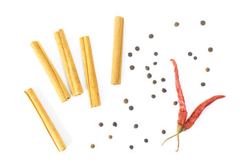 Clos - up Collection of various herb and spicy