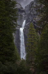 Fototapeta na wymiar Lower Yosemite Waterfall