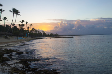 Sunrise in Caribbean