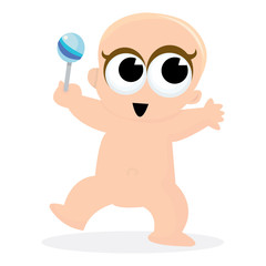 Jolly baby dancing