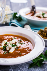 Dense vegetable soup