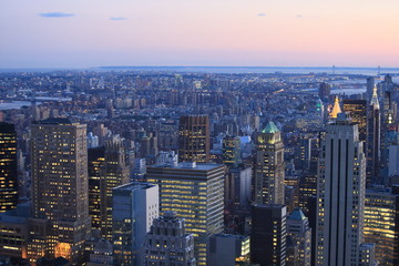 Obraz premium マンハッタン 都市風景