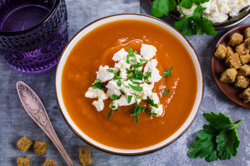 Dense vegetable soup